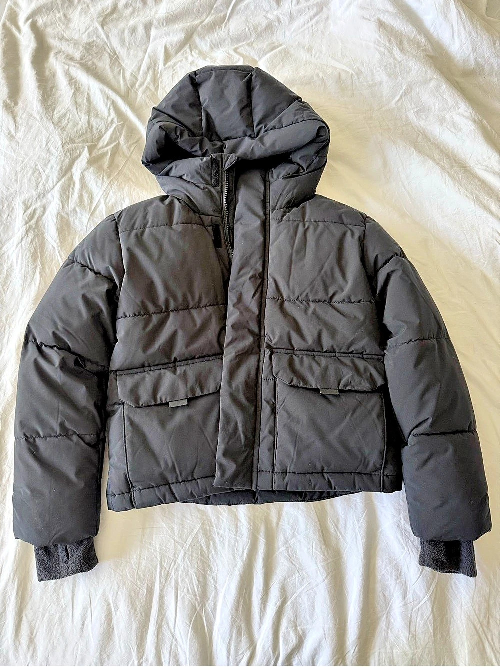 All In Motion Kids’ Heavyweight Puffer Jacket Black Medium
